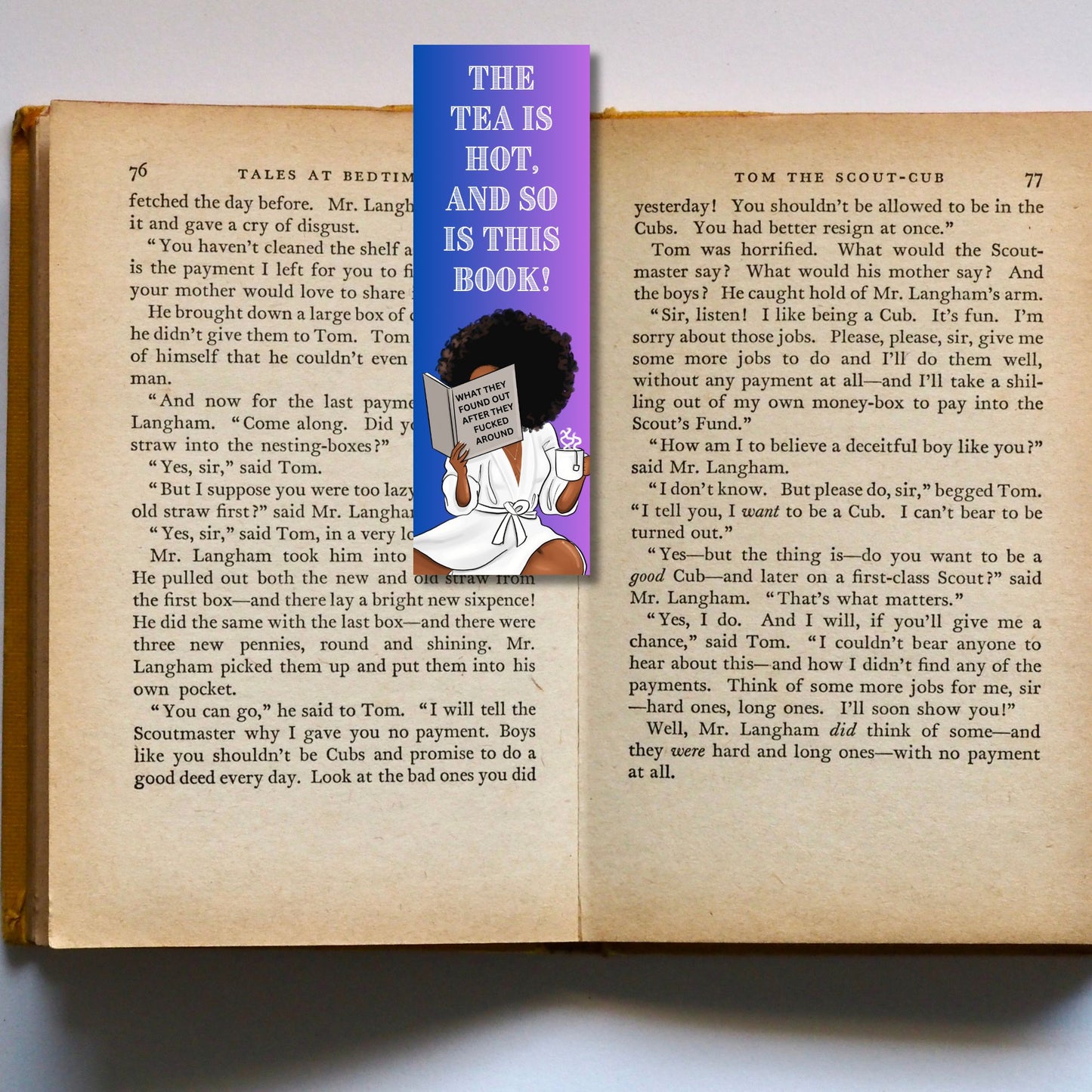 Bookmarks - THE TEA IS HOT