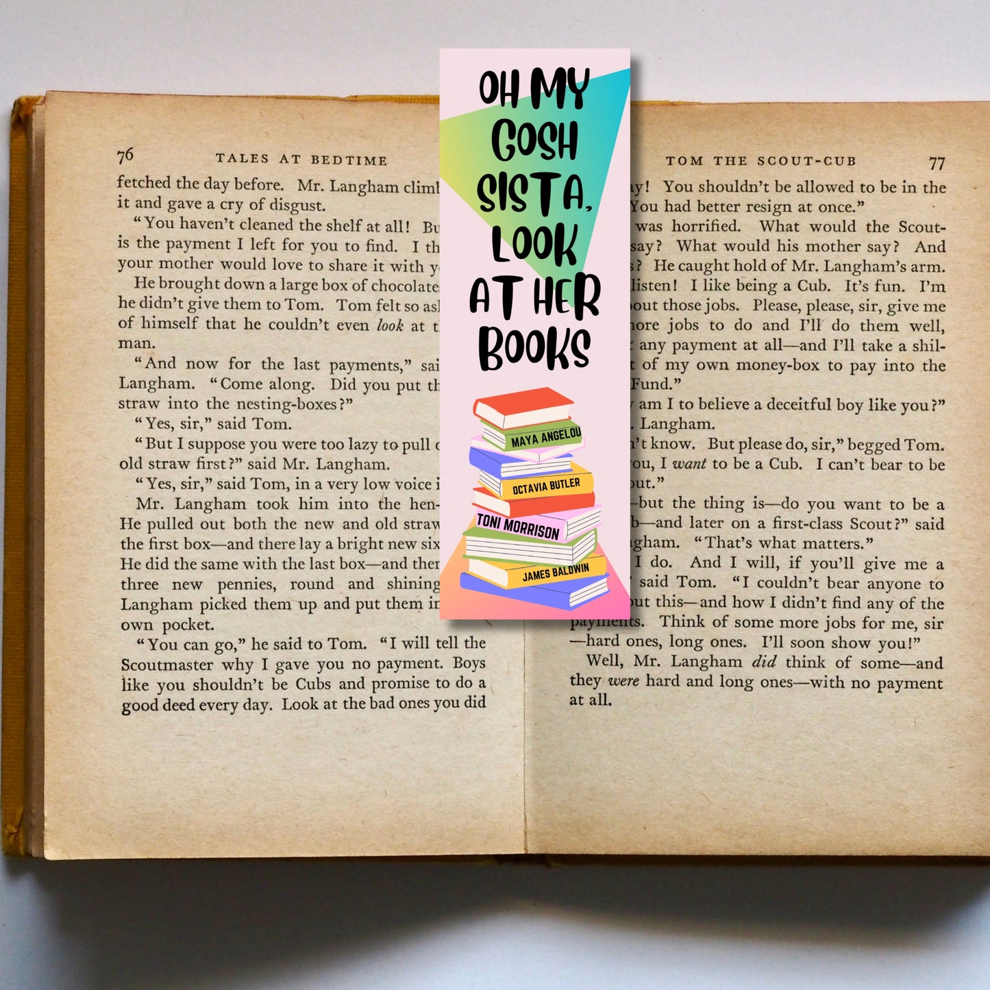 Bookmarks - LOOK AT HER BOOKS