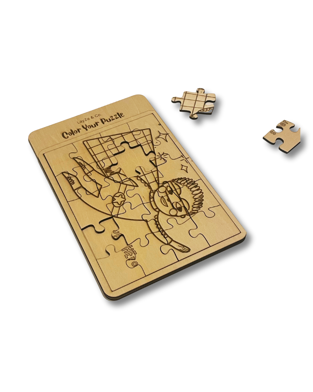 Mini Wooden Jigsaw Puzzle | SuperHEro | 20 Pieces (Copy)
