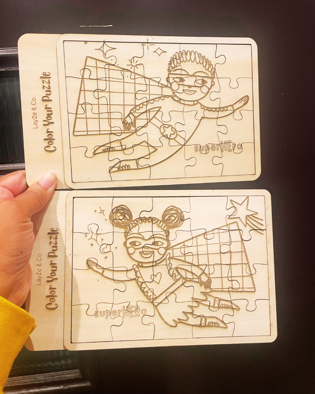 Mini Wooden Jigsaw Puzzle | SuperHEro | 20 Pieces (Copy)