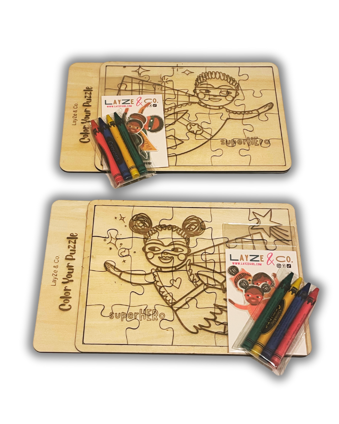 Mini Wooden Jigsaw Puzzle | SuperHEro | 20 Pieces (Copy)