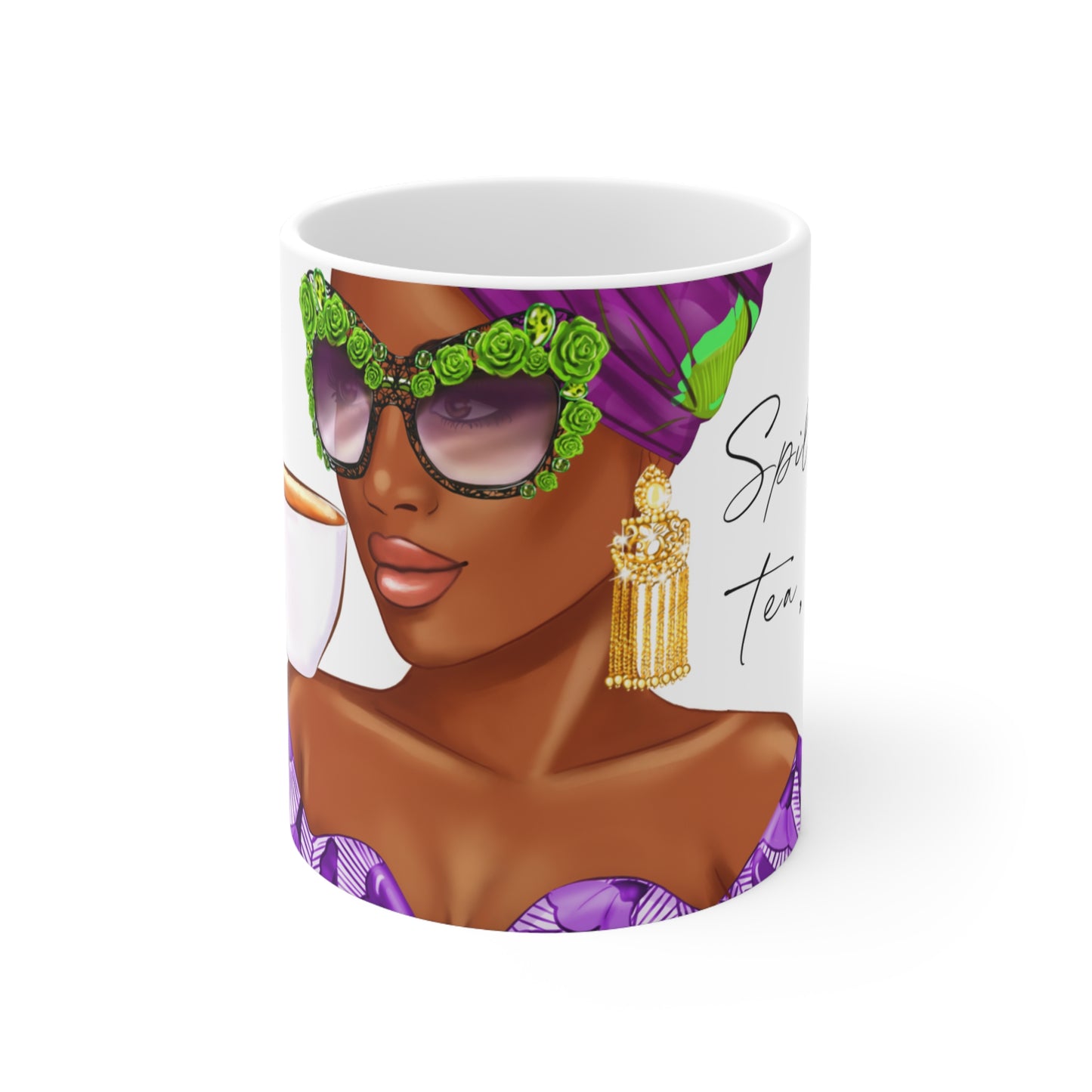 SPILL THE TEA - 11oz Ceramic Coffee Mug