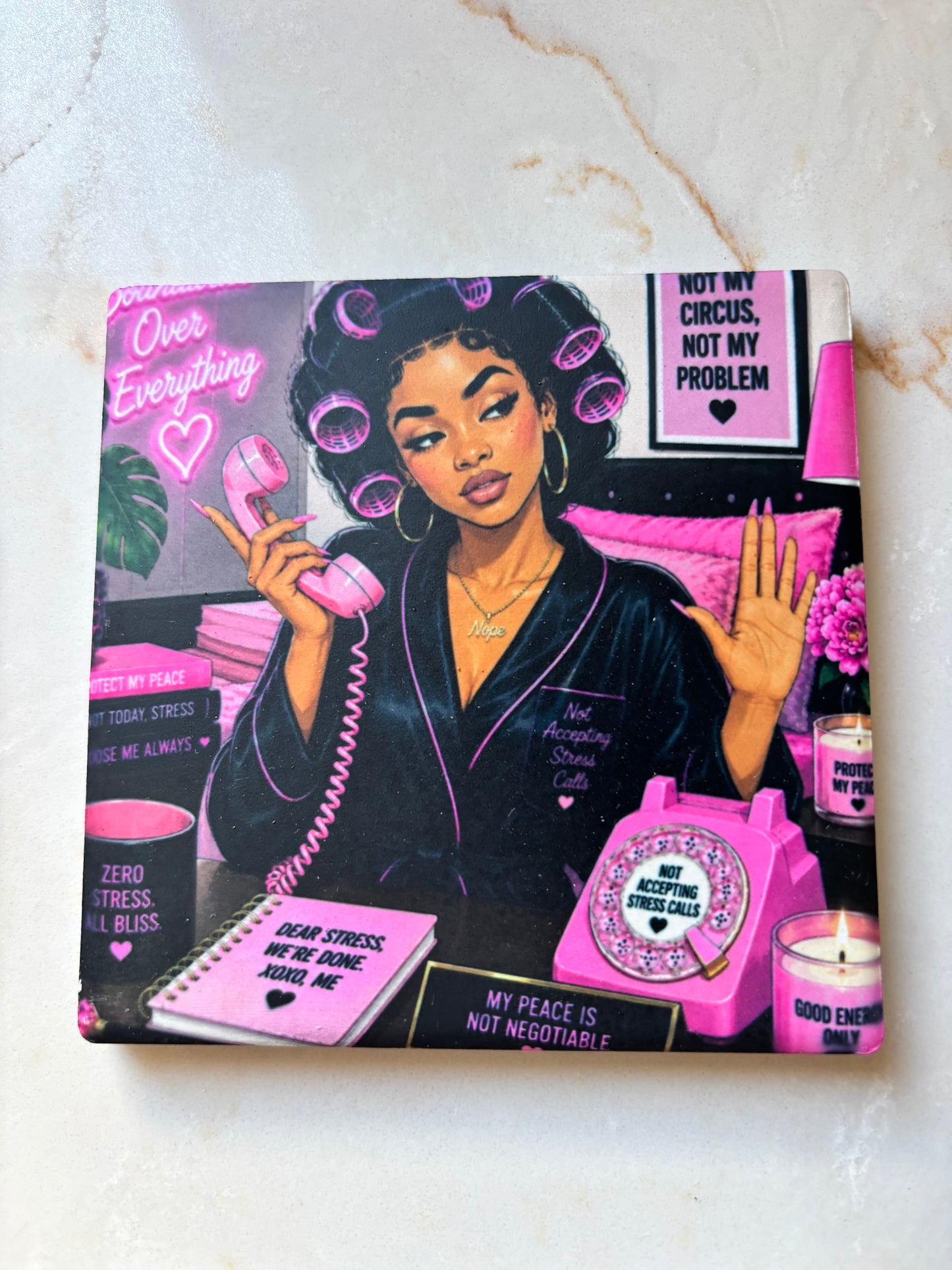 Drink Coasters | Rocking Curlers