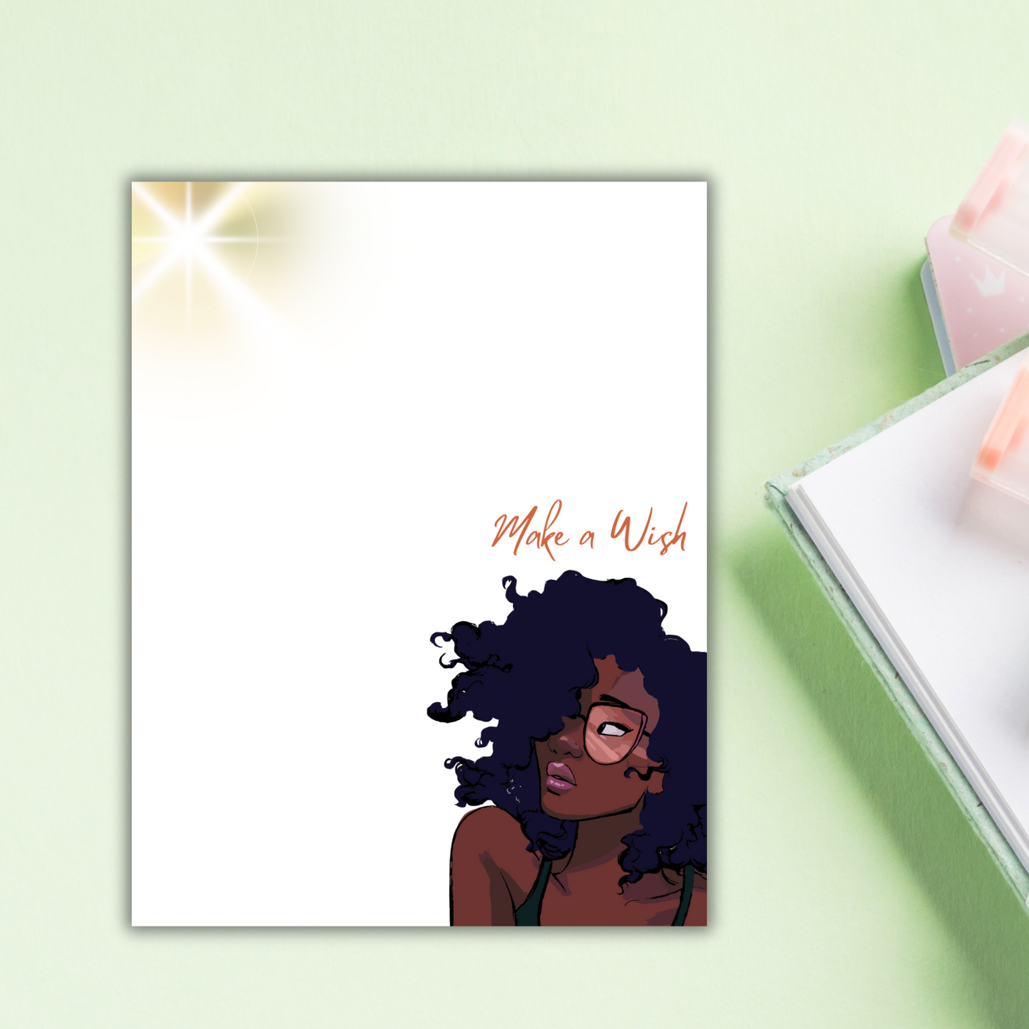 MAKE A WISH Notepad