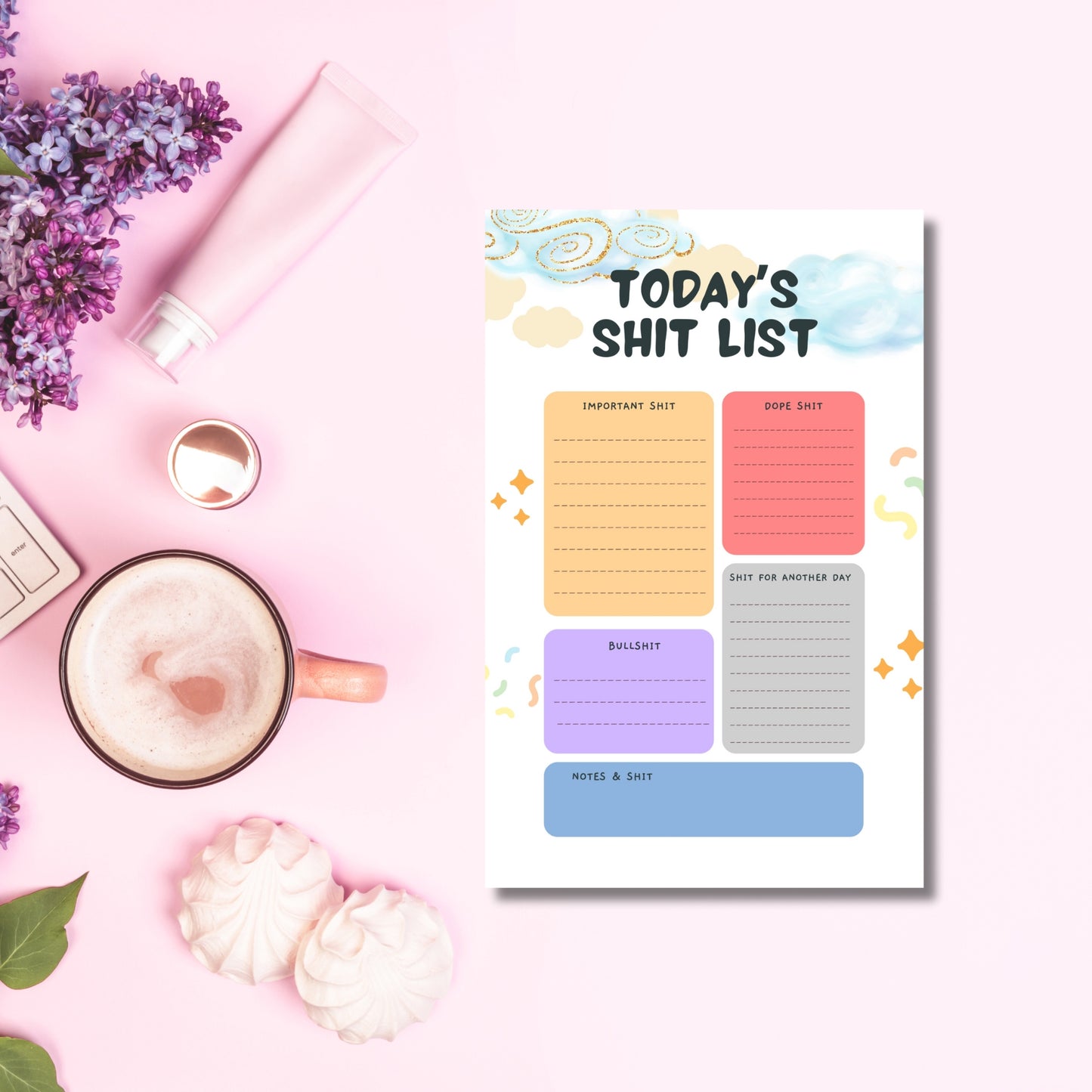 SHIT LIST Notepad