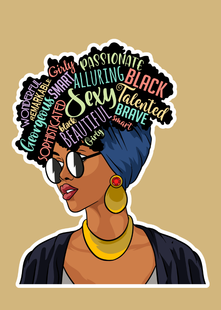 AFFIRMATIONS HEADWRAP STICKER