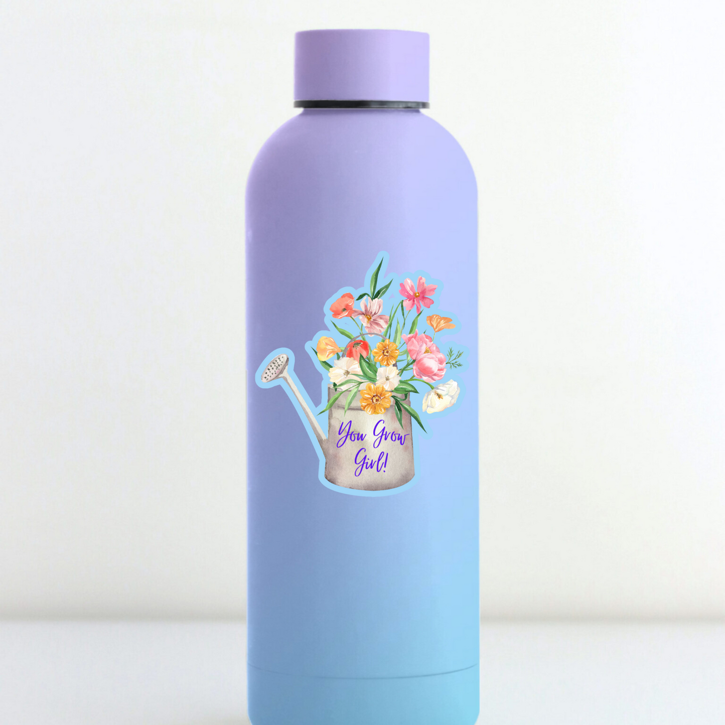 STI-0007 | STICKER - Flower Pot, You Grow Girl