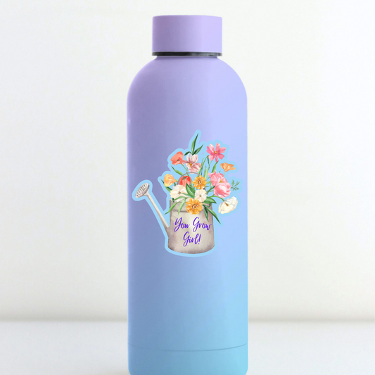 STI-0007 | STICKER - Flower Pot, You Grow Girl