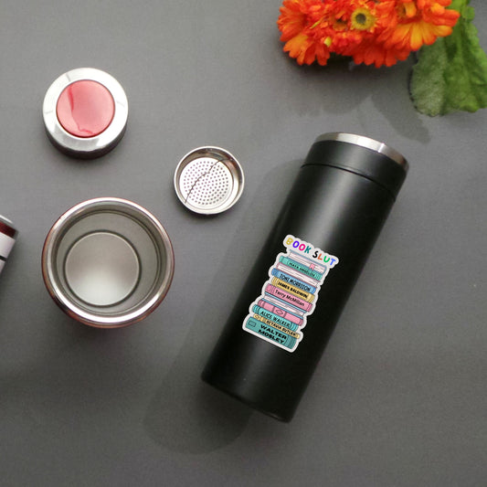 STI-0014 | STICKER - Book Slut, Stack of Books of Black Authors