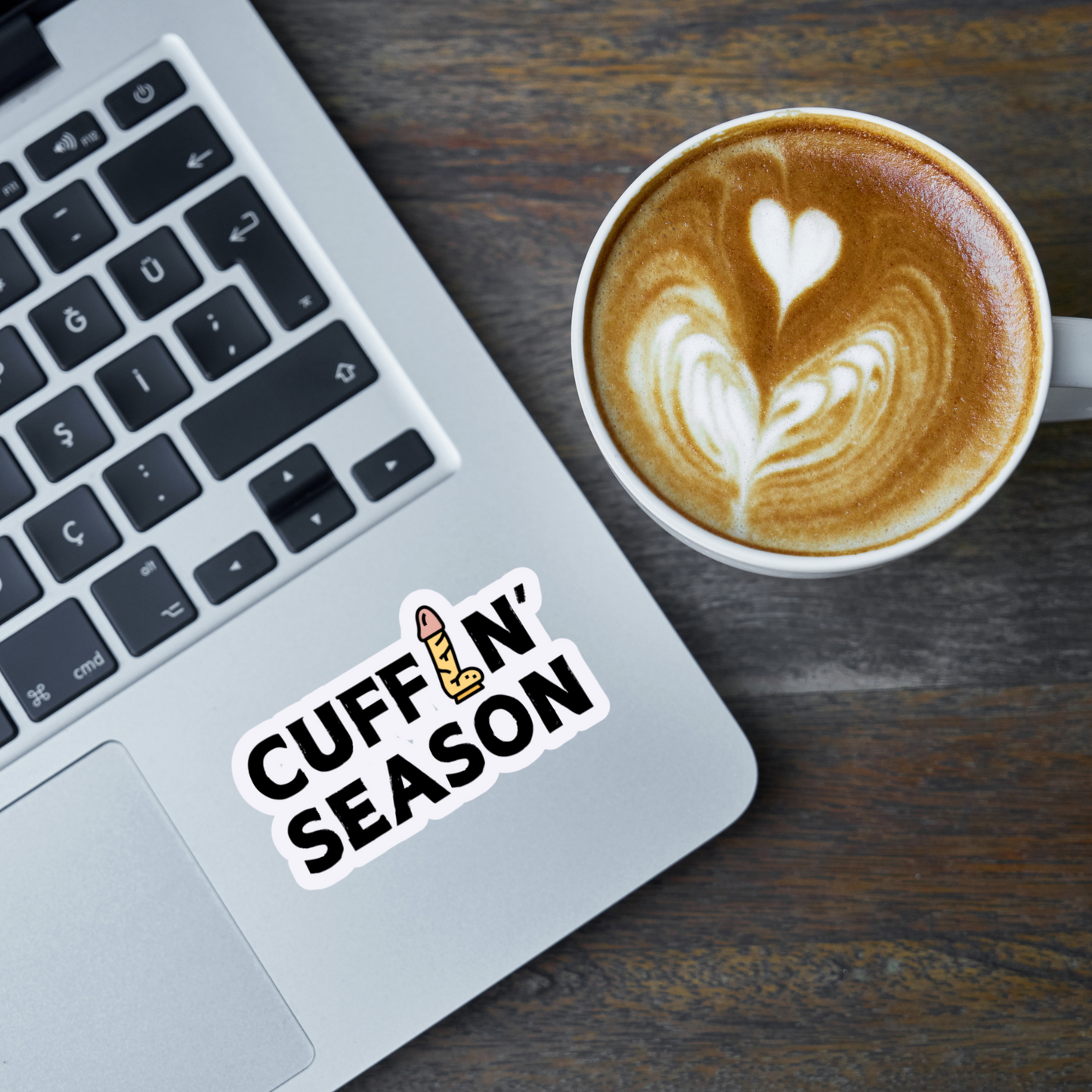 CUFFIN' SEASON STICKER