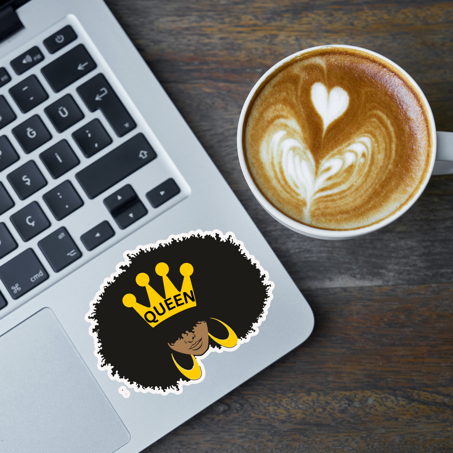 BLACK QUEEN STICKER