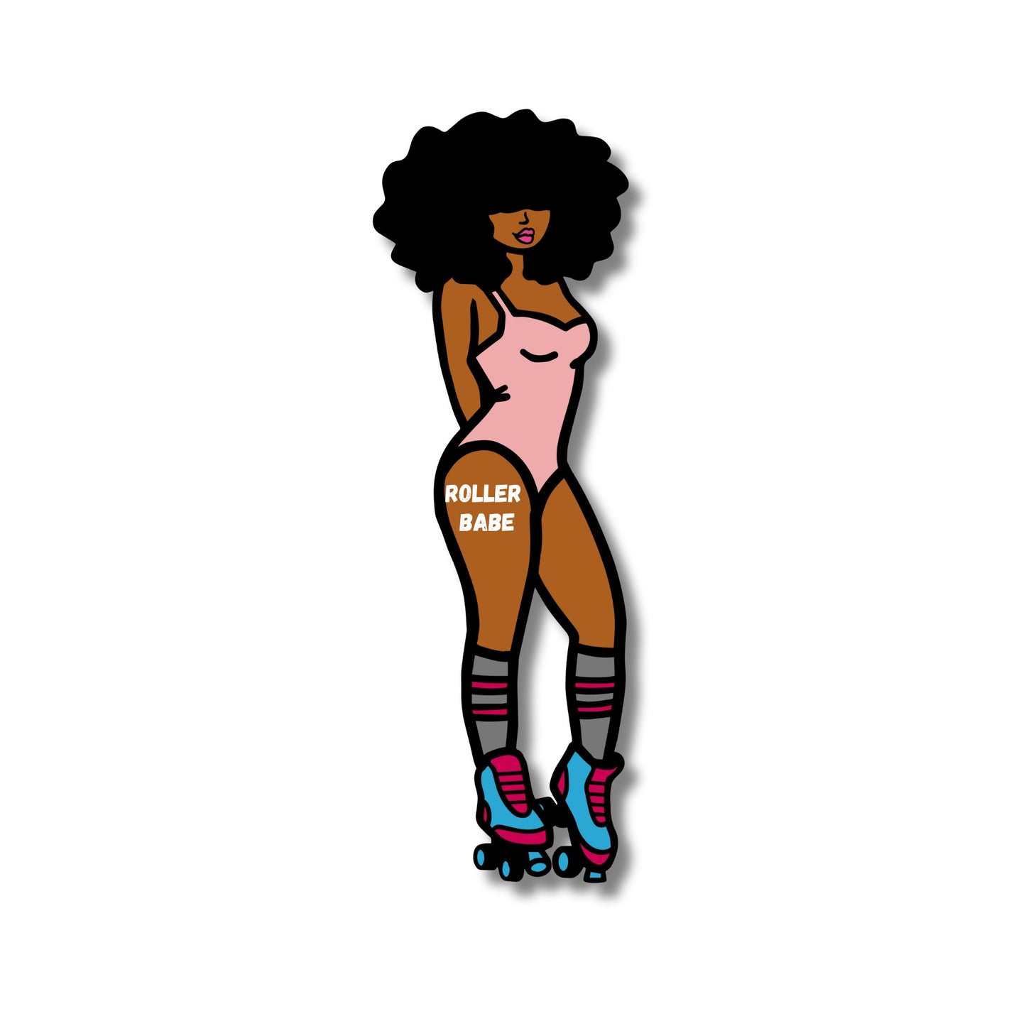 ROLLER BABE STICKER