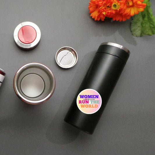 STI-0016 | STICKER - WOMEN SHOULD RUN THE WORLD