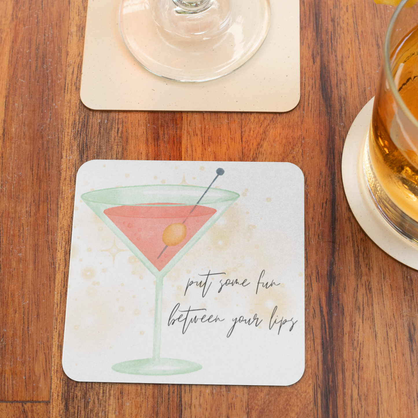 Drink Coaster - Martini