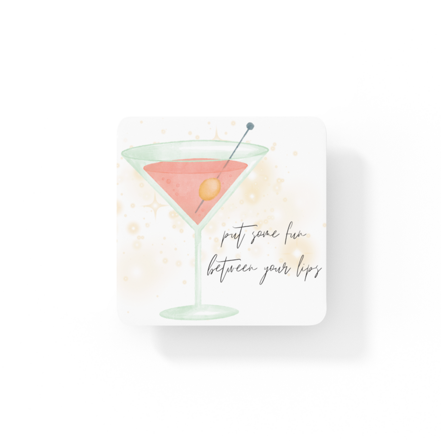 Drink Coaster - Martini