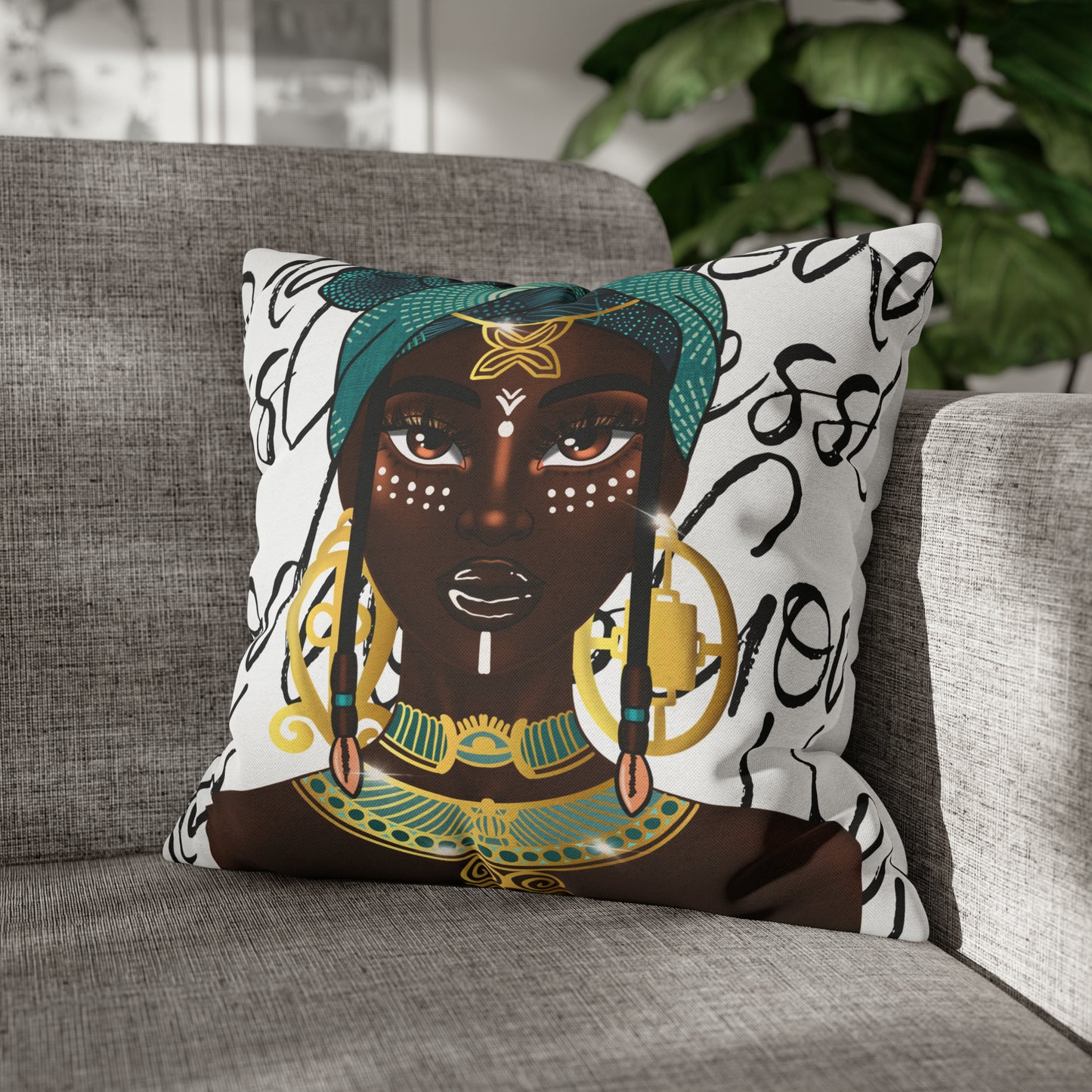 Accent Pillow - Black Goddess