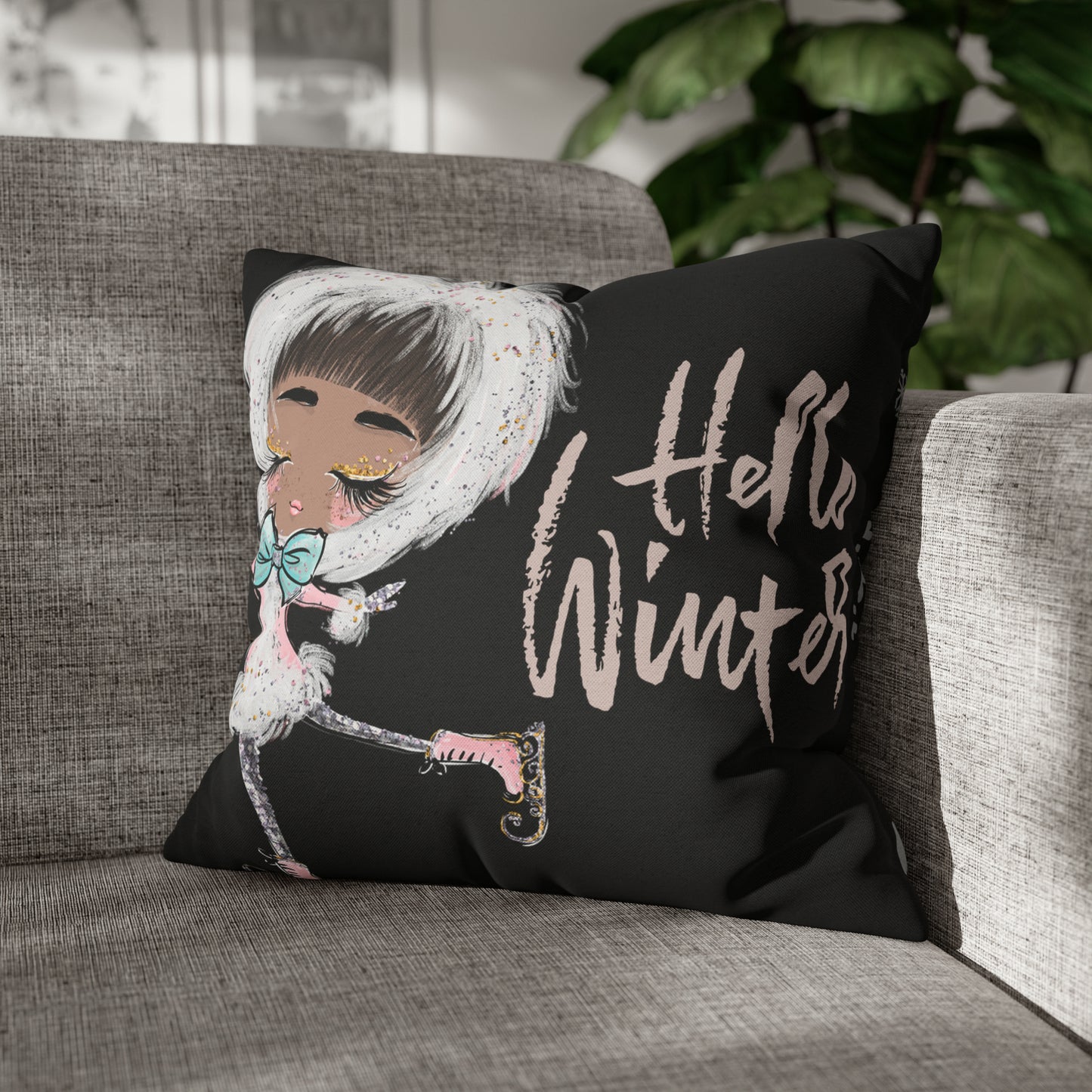Holiday Accent Pillow - Hello Winter