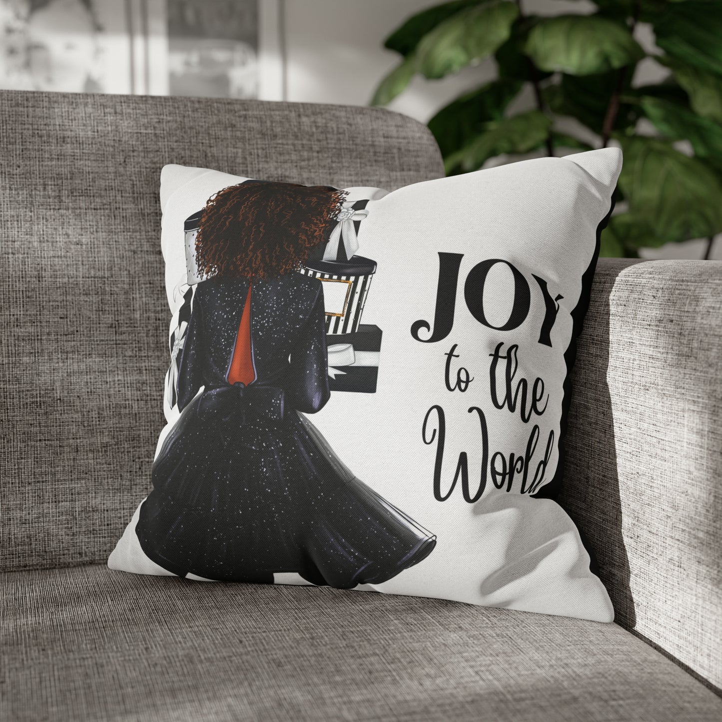 Holiday Accent Pillow - Joy to the World