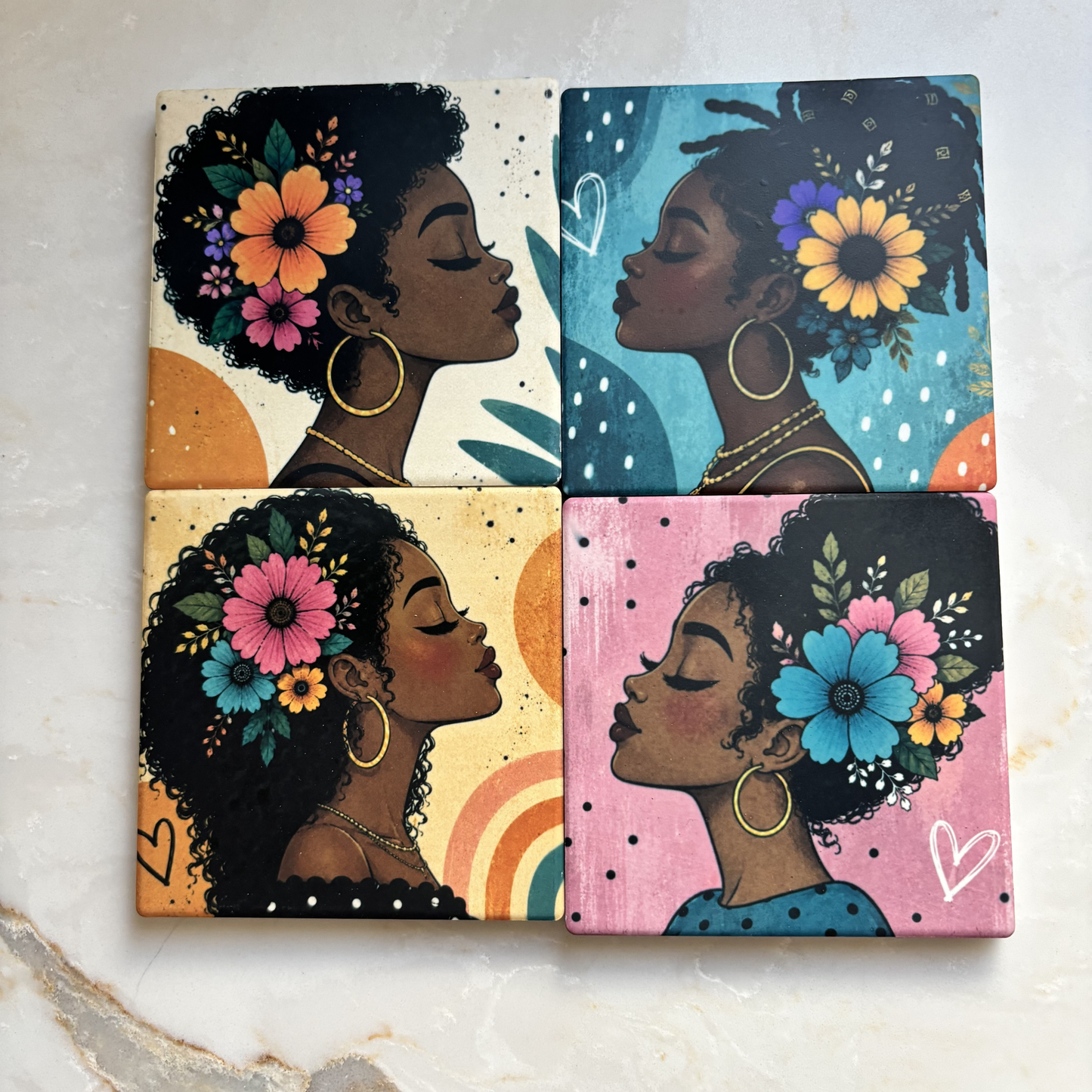 Drink Coasters | Flower Girls