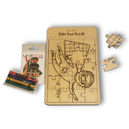 Mini Wooden Jigsaw Puzzle | SuperHEro | 20 Pieces (Copy)