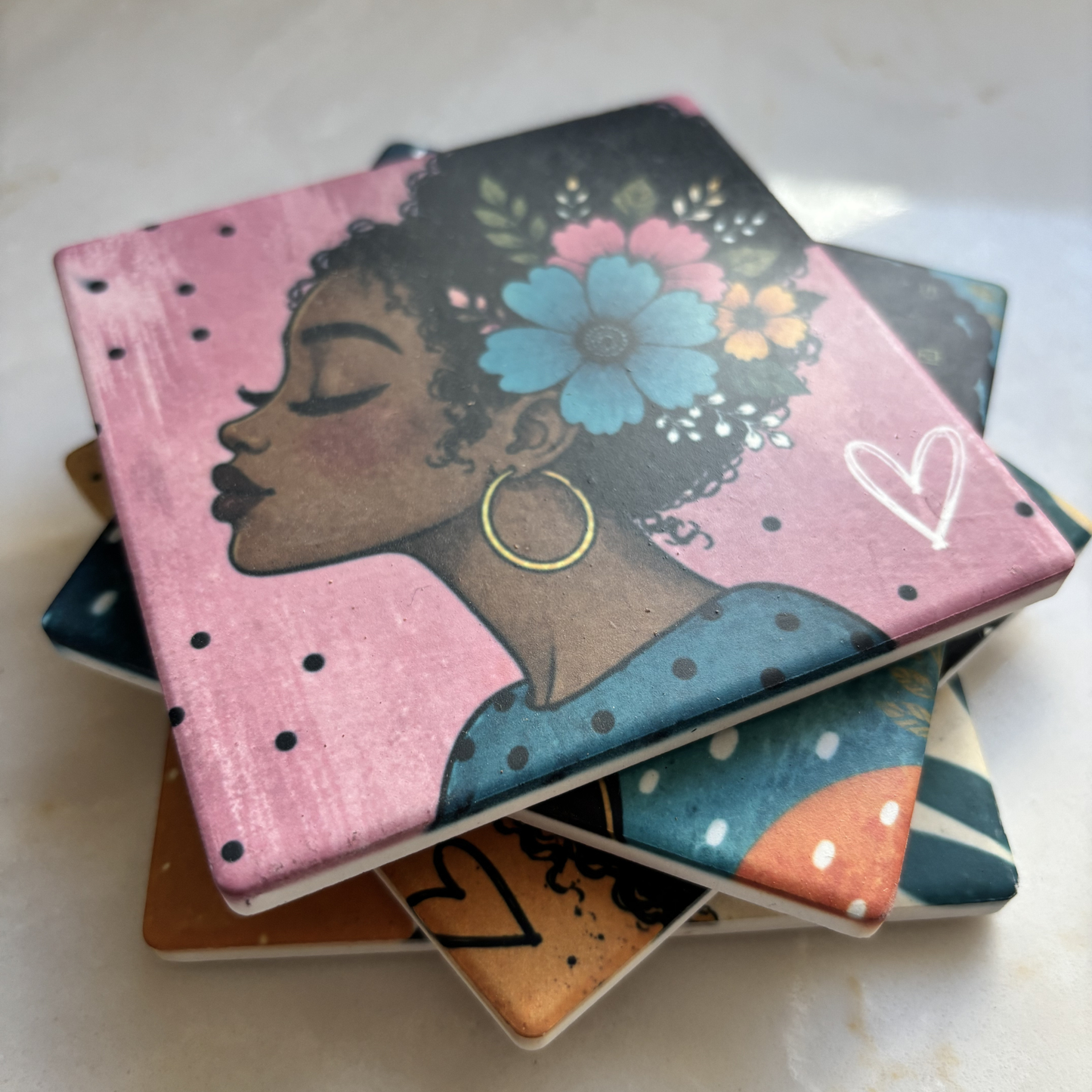 Drink Coasters | Flower Girls