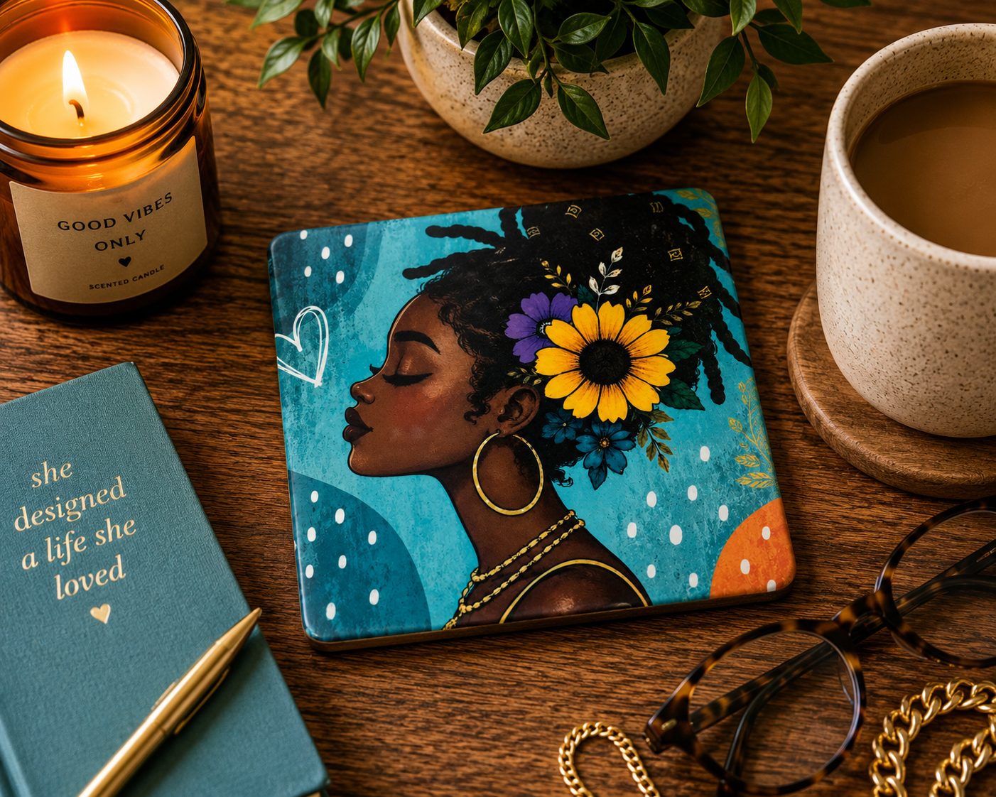 Drink Coasters | Flower Girls