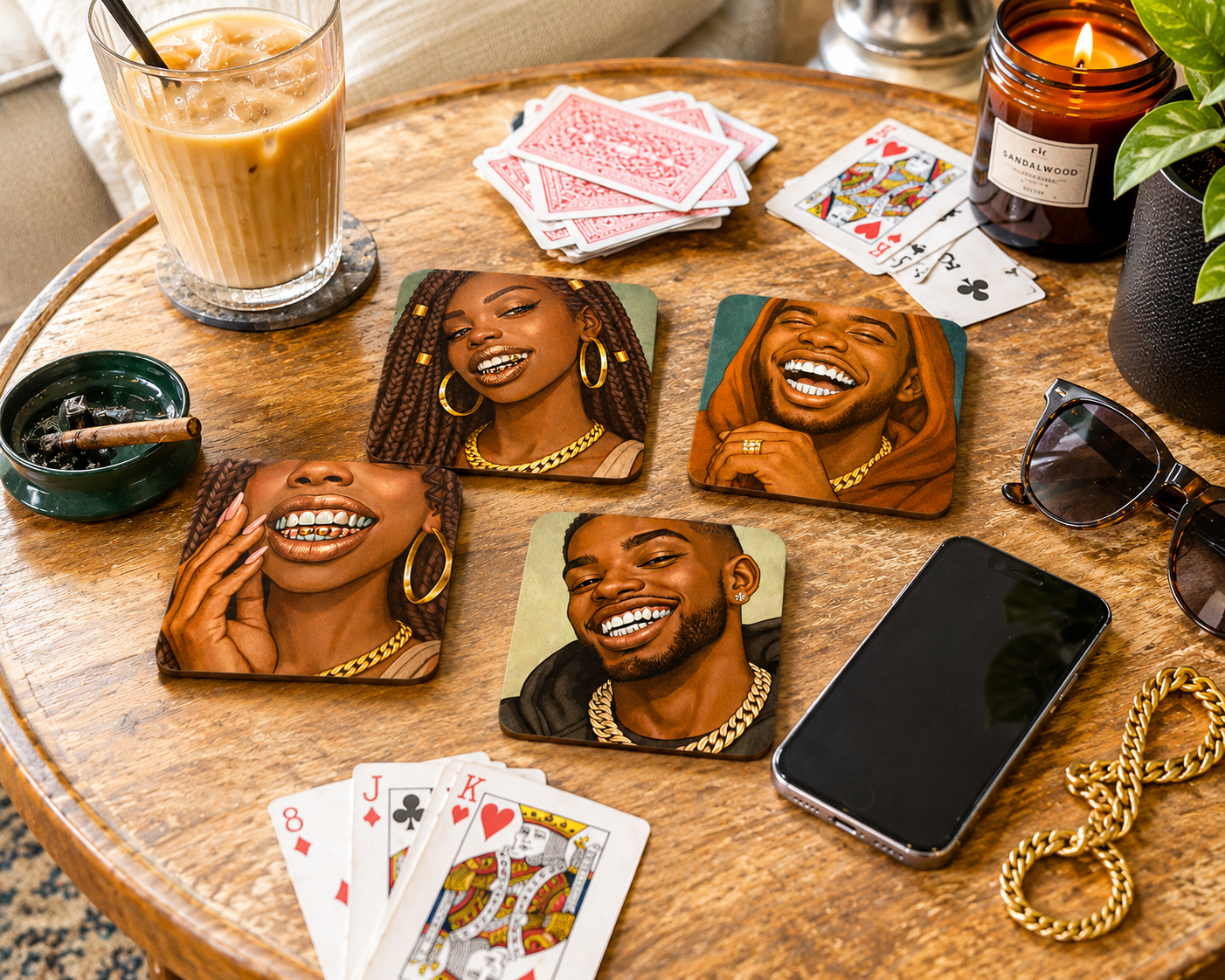 Drink Coasters | Let Me See Your Grill