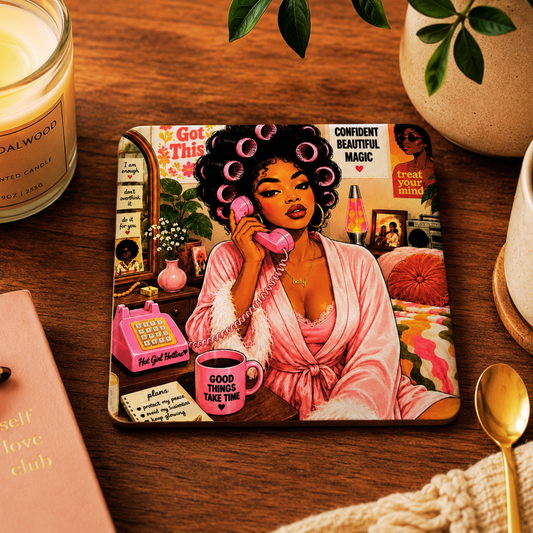 Drink Coasters | Rocking Curlers