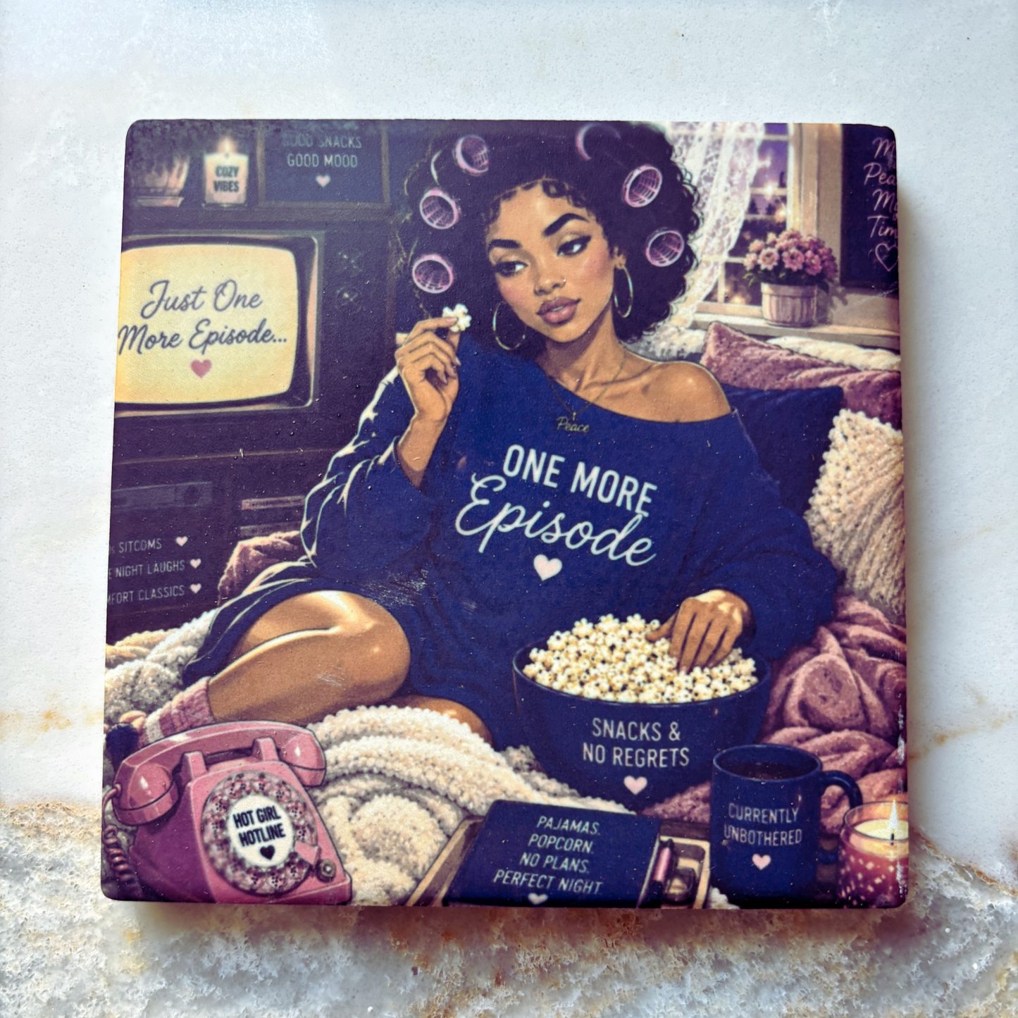 Drink Coasters | Rocking Curlers