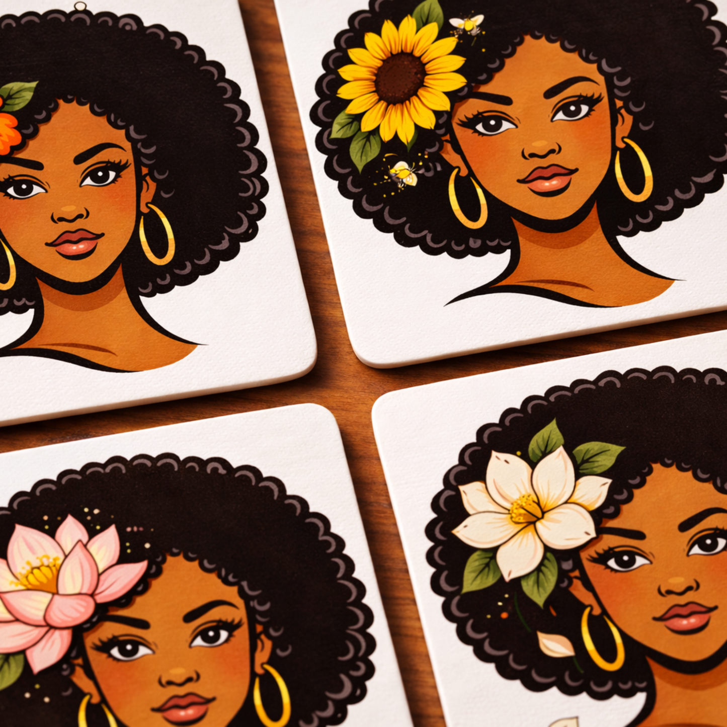 Drink Coaster - Bloom Queens