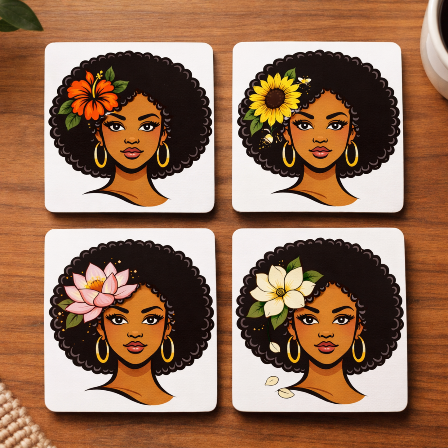 Drink Coaster - Bloom Queens