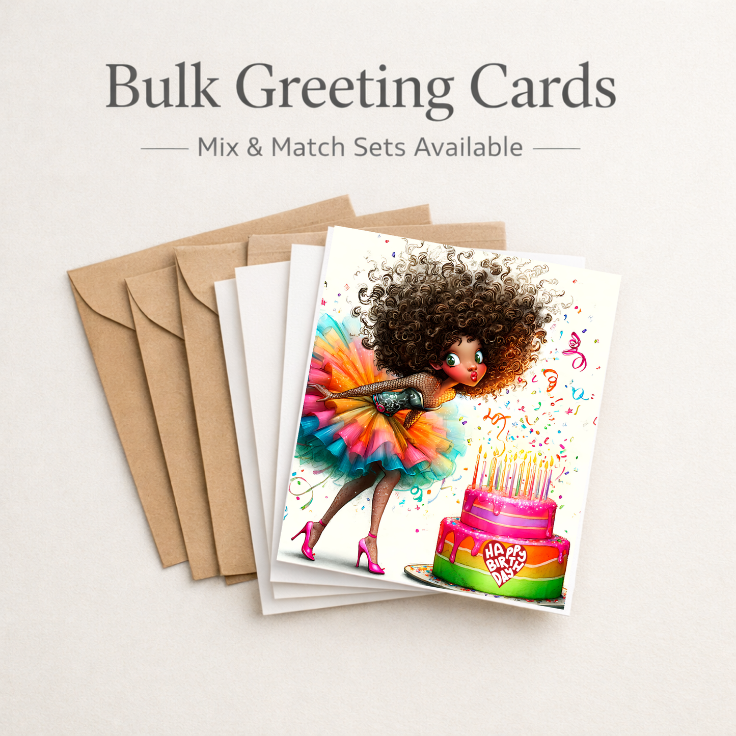 Bulk Greeting Cards | Mix & Match Card Set | 5–20 Card Bundle | Gift Ready Stationery