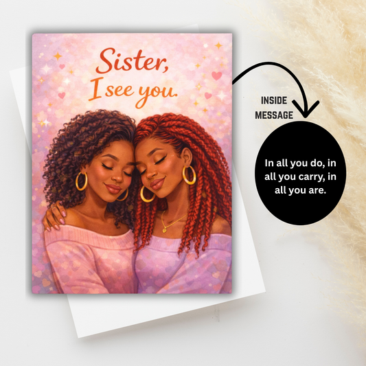 Sister, I see you | GC-JB023