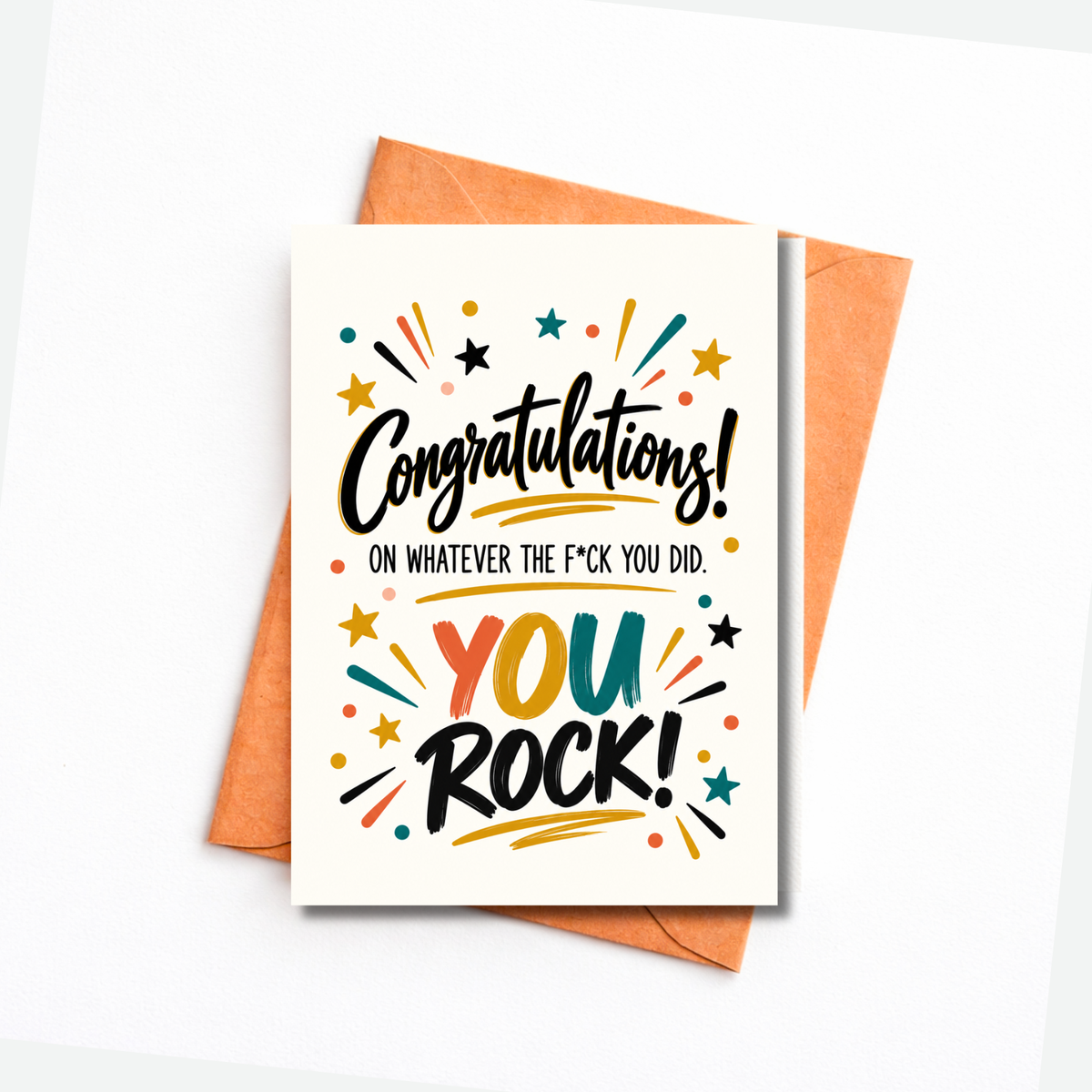 CONGRATULATIONS ON WHATEVER CARD | GC-JB003