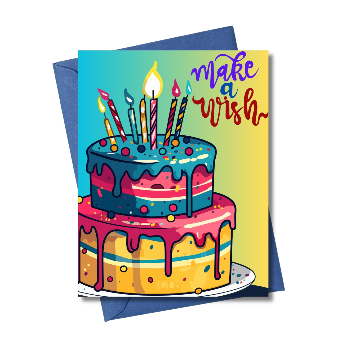 MAKE A WISH BIRTHDAY CARD