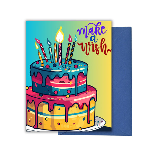 MAKE A WISH BIRTHDAY CARD