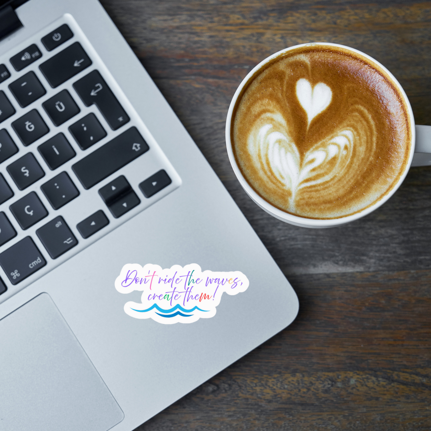 STI-0043 | STICKER - Don't Ride the Wave, Create Them