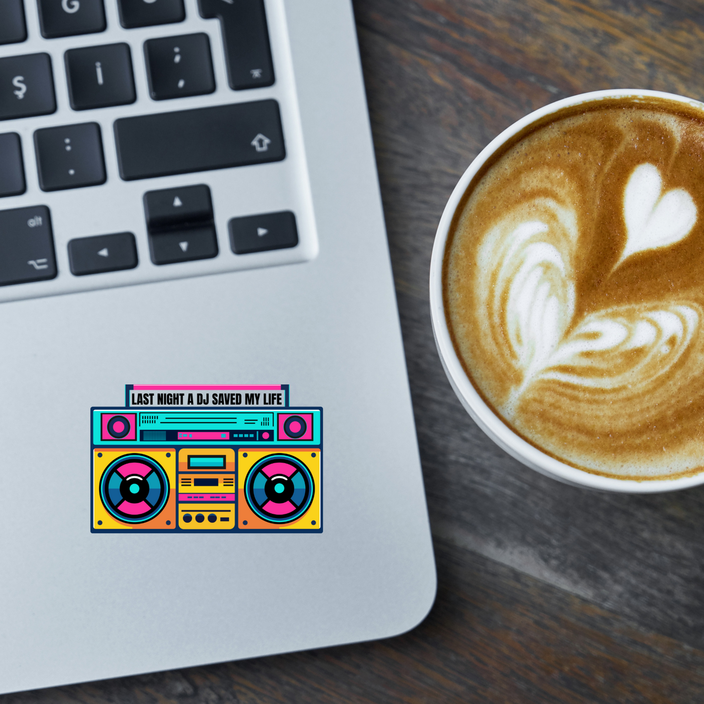 STI-0053 | STICKER - Last Night a DJ Saved my Life