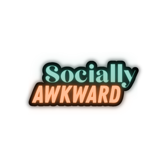STI-0023 | STICKER - Socially Awkward