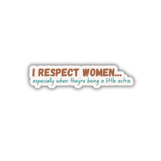 STI-0030 | STICKER - Respect Women
