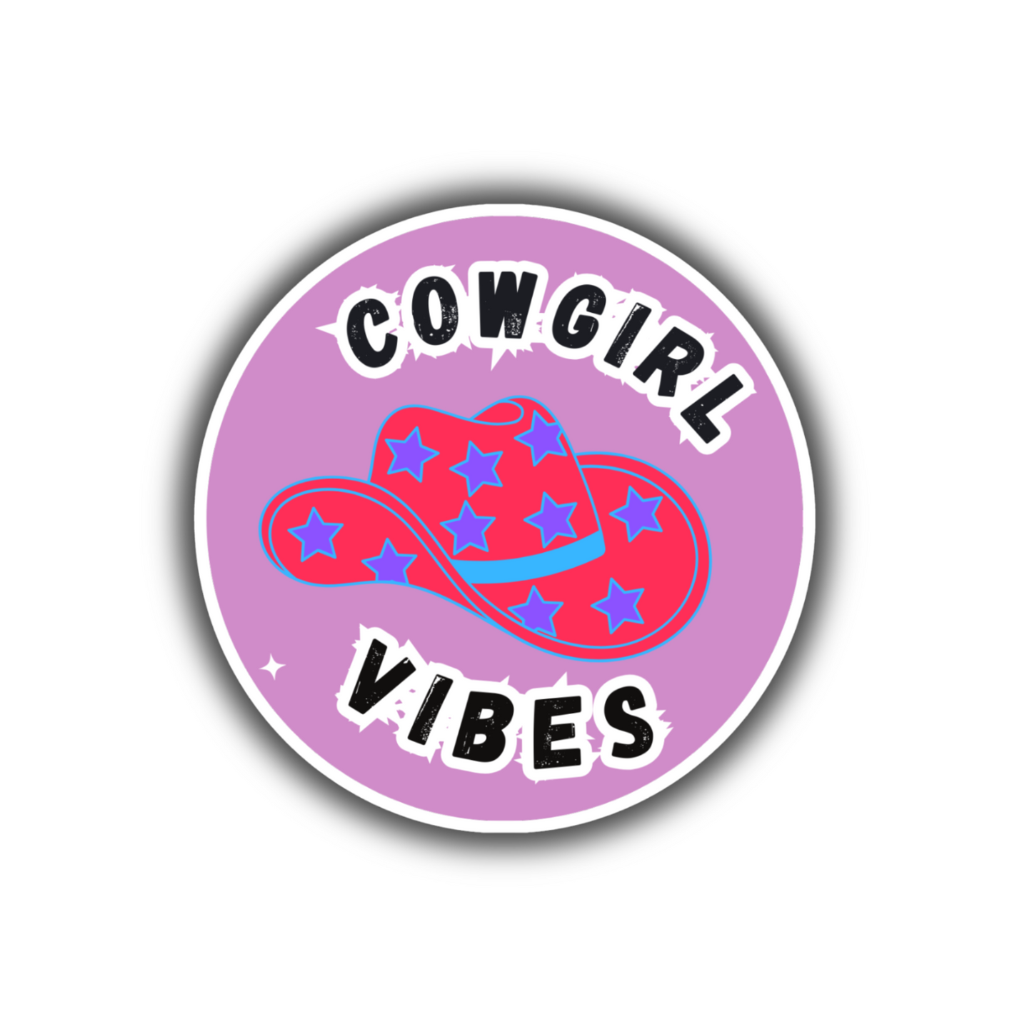 Sticker - Cowgirl Vibes