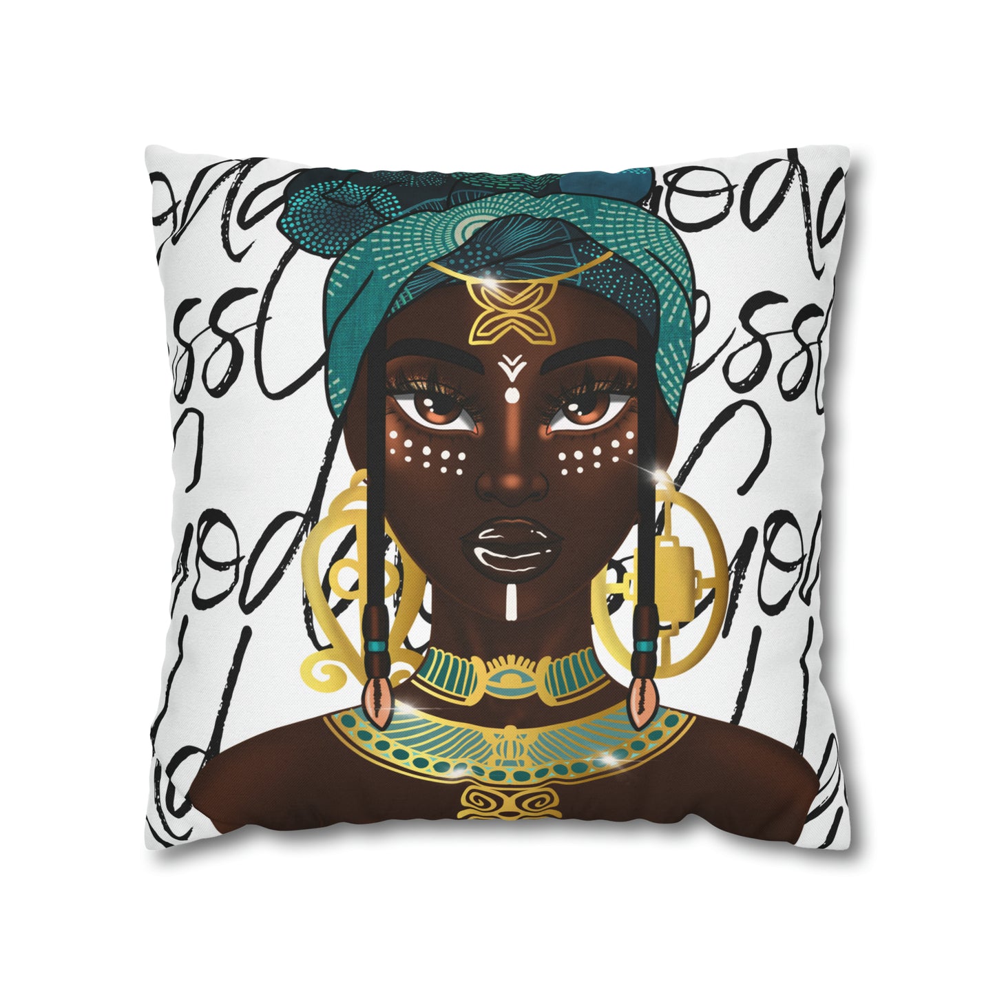 Accent Pillow - Black Goddess