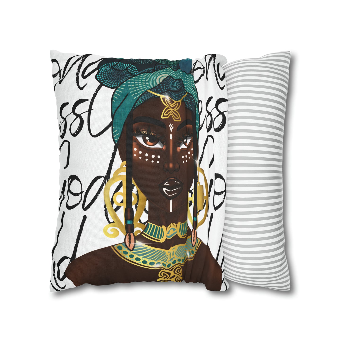Accent Pillow - Black Goddess