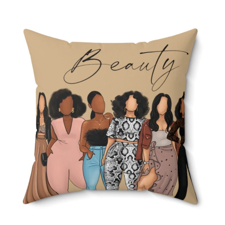 Black Beauty Accent Pillow