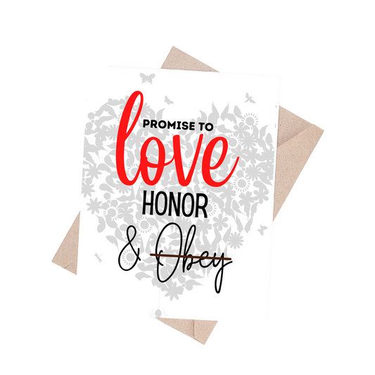 Love Honor & Obey