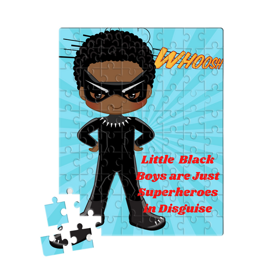 Kids Jigsaw Puzzle | Black Superheros